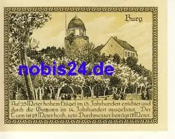 19309 Lenzen Notgeld 50 Pfennige um 1920