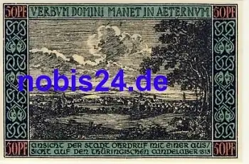 99885 Ohrdruf Notgeld 50 Pfennige 1921