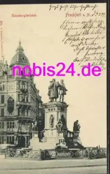 Frankfurt Main Gutenbergdenkmal o 2.3.1899