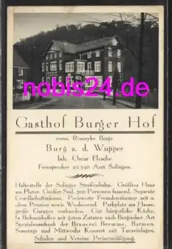 42651 Burg Wupper Gasthof o 23.4.1931