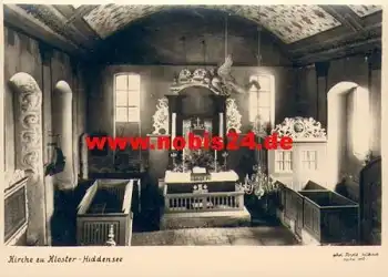 18565 Kloster Insel Hiddensee KIrche Innenansicht, o 1.6.1964