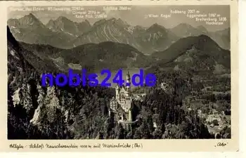 87645 Neuschwanstein Schloss o ca.1935