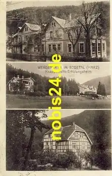 06502 Wendefurth Bodetal Knappschaftsheim o 1929