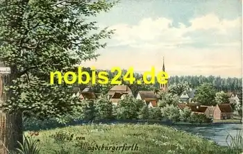 39291 Magdeburgerforth  Künstlerkarte o 6.2.1907