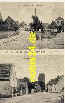 39326 Gutenswegen Schmiedeplatz Kirche o 1912