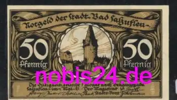 32108 Bad Salzuflen Notgeld 50 Pfennige um 1920