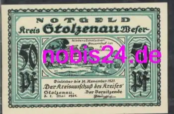 31592 Stolzenau Notgeld 50 Pfennige 1921