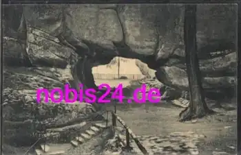 01814 Sächsische Schweiz Kuhstall Höhle  *ca.1925