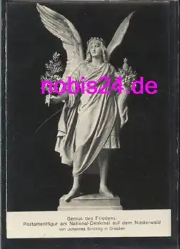 65385 Niederwald Denkmal Genius Frieden *ca.1960