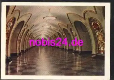 Moskau Metro Station Nowoslobodskaja  U-Bahn *ca.1960