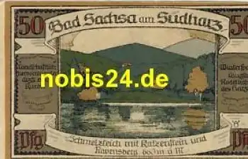 37441 Bad Sachsa Notgeld 50 Pfennige 1921