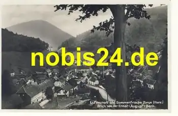 37449 Zorge Harz Blick vom Berg o 30.6.1934