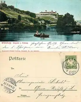 Würzburg Käppele und Festung o 12.4.1904