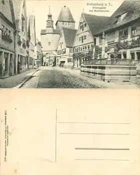 91541 Rothenburg Tauber Rödergasse *ca.1908