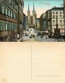 Würzburg Domstrasse  *ca.1917