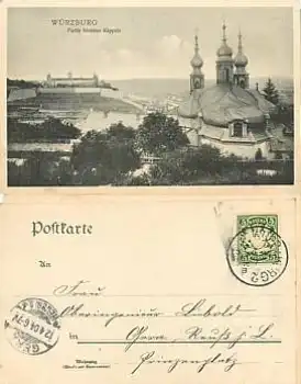 Würzburg hinter Käppele  *ca.1910