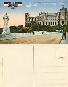 München Maimilianeum und Brücke  *ca. 1920