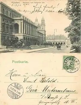 München Residenz o 24.12.1904