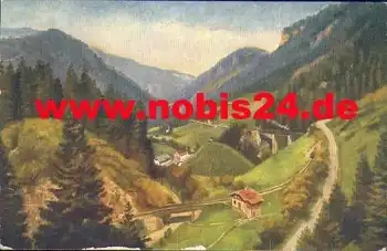 Schwarzwaldserie I Blatt 12 Höllental Künstlerkarte H. Hoffmann *ca. 1910