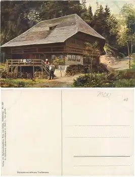 Todtmoos Künstlerkarte H. Hoffmann, Schwarzwaldserie V Blatt 1   *ca. 1910