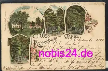 26318 Varel Kaffeehaus Litho 4.9.1897