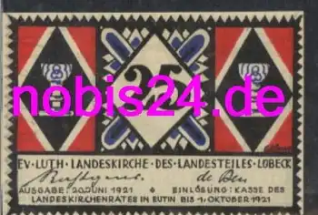 Lübeck Notgeld 25 Pfennige um 1920
