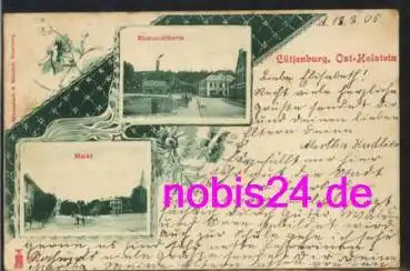 24321 Lütjenburg Markt Bismarckturm o 12.2.1905