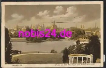 Hannover Maschpark Polizeipräsidium o 1916