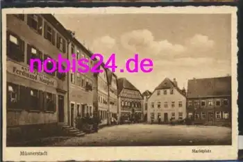 97702 Münnerstadt Marktplatz *ca.1935