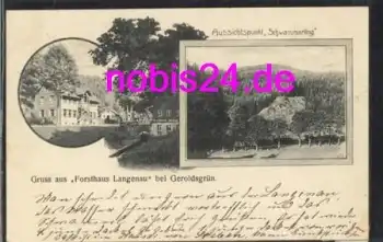 95179 Langenau Forsthaus Geroldsgrün o ca.1915