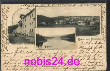95686 Fichtelberg Gasthaus und See o ca.1900