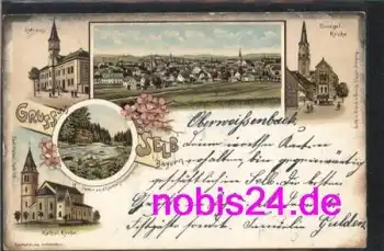 95100 Oberweißenbach Selb Litho o 1900