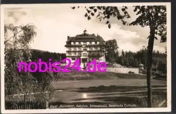 Babylon bei Furth Hotel Belvedere im Böhmerwald  o 15.8.1940