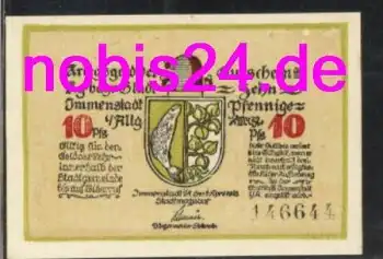 87509 Immenstadt Notgeld 10 Pfennige um 1920