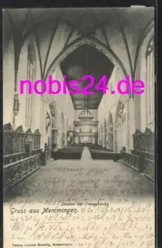 87700 Memmingen Frauenkirche innen o 25.12.1926
