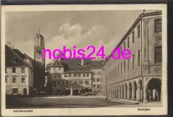 87700 Memmingen Marktplatz Kirche *ca.1925