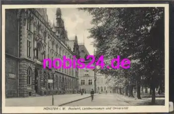 48143 Münster Postamt Landesmuseum *ca.1925