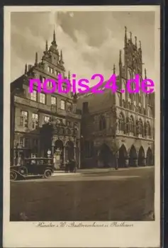 48143 Münster Stadtweinhaus Rathaus *ca.1930
