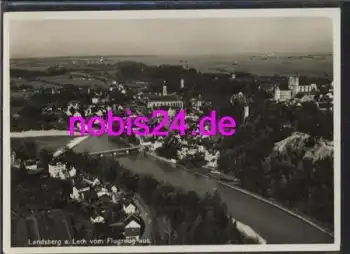 86899 Landsberg am Lech vom Flugzeug *ca.1945