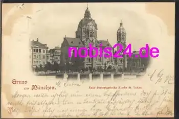 München Protestantische Kirche o 8.2.1897