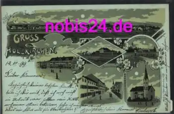 82239 Holzkirchen Mondschein Litho o 14.7.1899