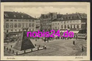Karlsruhe Marktplatz *ca.1920