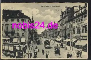 Karlsruhe Kaiserstrasse o 1915