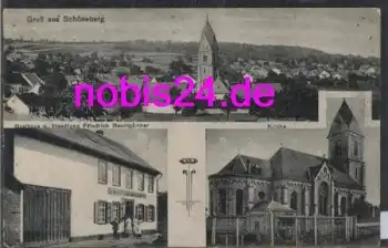 55444 Schöneberg Gasthaus Kirche  o 9.9.1918