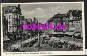 Trier  Simeonstrasse Hauptmarkt o 4.2.1959