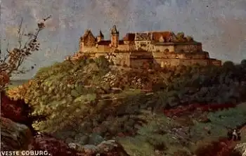 Coburg Veste  Künstlerkarte Tucks Oilette Nr. 2014 o 28.1.1917