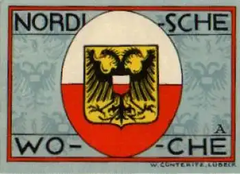 Lübeck Städtenotgeld 50 Pfennige Nordische Woche 1921