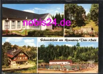 98711 Schmiedefeld Kurhaus Bad Bühne o 23.7.1977