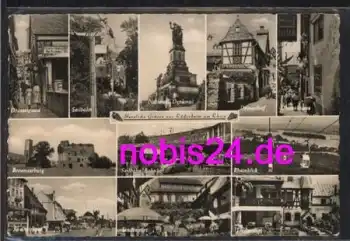 65385 Rüdesheim Seilbahn Gasthof Gasse  *ca.1930