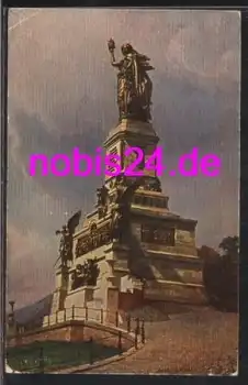 65385 Rüdesheim am Rhein Denkmal  *ca.1910